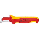KNIPEX 98 55 SB, Cuchillo rojo/Amarillo