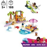 LEGO Friends Playa Creativa y Maleta de Viaje, Juegos de construcción Juego de construcción, 5 año(s), Plástico, 188 pieza(s), 788 g