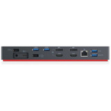 Lenovo Thunderbolt 3 Dock Gen 2 Reacondicionado, Estación de acoplamiento negro