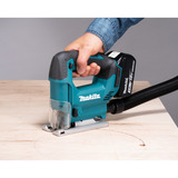 Makita Sierra de calar orbital a batería DJV186Z, 18 Voltios azul/Negro