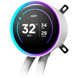 NZXT Kraken Elite 360 RGB 360 mm, Refrigeración por agua blanco
