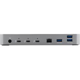 OWC Thunderbolt 4 Alámbrico Negro, Gris, Estación de acoplamiento gris/Negro, Alámbrico, Thunderbolt 4, 3,5 mm, 10,100,1000 Mbit/s, Negro, Gris, Space Gray and Black