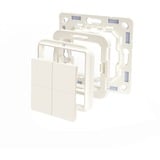 Shelly Adaptador Busch-Jaeger para Blu Wall Switch 4 pulsadores de pared 