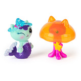 Spin Master Gabby's Dollhouse: The Movie, MerCat y Kitty Jellyfish, figuras de juguete con 2 accesorios, juguetes para niños y niñas a partir de 3 años, Muñecos Gabby's Dollhouse : The Movie, MerCat y Kitty Jellyfish, figuras de juguete con 2 accesorios, juguetes para niños y niñas a partir de 3 años, 3 año(s), Multicolor