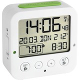 TFA Despertador blanco/Verde