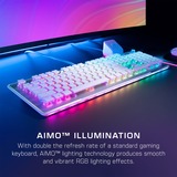 Turtle Beach Vulcan II Max teclado Juego USB QWERTZ Alemán Blanco, Teclado para gaming blanco/Transparente, Alámbrico, USB, Switch de tecla optomecánico, QWERTZ, LED RGB, Blanco