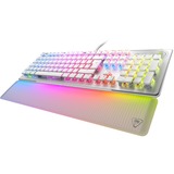 Turtle Beach Vulcan II Max teclado Juego USB QWERTZ Alemán Blanco, Teclado para gaming blanco/Transparente, Alámbrico, USB, Switch de tecla optomecánico, QWERTZ, LED RGB, Blanco