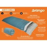 Vango SBTKANTO0000001, Saco de dormir verde/Gris