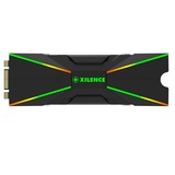 Xilence M2SSD.B.ARGB Memory Stick (MS) Enfriador Negro 1 pieza(s), Cuerpo de refrigeración negro, Enfriador, Negro