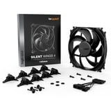 be quiet! SILENT WINGS 4 | 140mm Carcasa del ordenador Ventilador 14 cm Negro 1 pieza(s) negro, Ventilador, 14 cm, 1100 RPM, 13,6 dB, 51,3 cfm, 87,16 m³/h