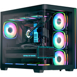 Aerocool P500C EVO-G-BK-v1, Cajas de torre negro