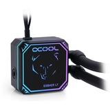 Alphacool 11996 accesorio o pieza de sistema de refrigeración para ordenador Depósito, Refrigeración por agua negro, Depósito, Acrílico, Latón, Cobre, Níquel, Acero inoxidable, Negro, LGA 1150 (Zócalo H3), LGA 1151 (Zócalo H4), LGA 1155 (Socket H2), LGA 1200 (Socket H5), LGA..., 4 pines, 1/4"