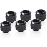 Alphacool Eiszapfen PRO 13mm HardTube Fitting G1/4 - Deep Black, Conexión negro