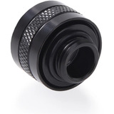 Alphacool Eiszapfen PRO 13mm HardTube Fitting G1/4 - Deep Black, Conexión negro