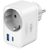 Ansmann Cargador USB Home Socket HS220 / 3 A / 20 W / 2 Puertos blanco