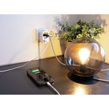 Ansmann Cargador USB Home Socket HS220 / 3 A / 20 W / 2 Puertos blanco