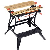 BLACK+DECKER WM825 Bancos de trabajo, Banco de trabajo negro/Marrón, Negro