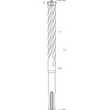 Bosch Expert Broca para martillo SDS plus-7X, Taladro Martillo perforador, Hammer drill bit, 2 cm, 600 mm, Concreto, Piedra, 55 cm