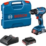 Bosch GSR 18V-45 1900 RPM 900 g Negro, Azul, Rojo, Taladro/destornillador azul/Negro, Taladro de pistola, Sin escobillas, Negro, Azul, Rojo, 1,3 cm, 1900 RPM, 3,5 cm