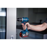 Bosch GSR 18V-45 1900 RPM 900 g Negro, Azul, Rojo, Taladro/destornillador azul/Negro, Taladro de pistola, Sin escobillas, Negro, Azul, Rojo, 1,3 cm, 1900 RPM, 3,5 cm