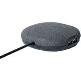 Brennenstuhl Estación de carga con superficie textil, Regleta antracita/Negro