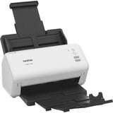 Brother ADS-4100 escaner Escáner con alimentador automático de documentos (ADF) 600 x 600 DPI A4 Negro, Blanco, Escáner de alimentación de hojas gris, 215,9 x 355,6 mm, 600 x 600 DPI, 1200 x 1200 DPI, 35 ppm, 35 ppm, 70 ipm