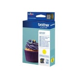 Brother LC123Y cartucho de tinta 1 pieza(s) Original Alto rendimiento (XL) Amarillo Alto rendimiento (XL), Amarillo, Tinta a base de pigmentos, 1 pieza(s), 600 páginas, Pack individual, Minorista