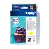 Brother LC123Y cartucho de tinta 1 pieza(s) Original Amarillo Amarillo, 1 pieza(s), 600 páginas, Pack individual, Minorista