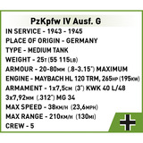 COBI PzKpfw IV Ausf. G, Juegos de construcción 