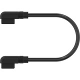 Corsair iCUE LINK Cable Slim, 135mm, 90° doblado negro