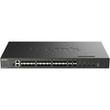 D-Link DXS-3410-32SY switch Gestionado L3 Negro, Interruptor/Conmutador Gestionado, L3, Bidireccional completo (Full duplex), Montaje en rack
