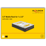 DeLOCK Marco intercambiable de 3.5″ para 1x 2.5″ SATA HDD/SSD, Bastidor de instalación 