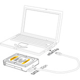 DeLOCK Marco intercambiable de 3.5″ para 1x 2.5″ SATA HDD/SSD, Bastidor de instalación 