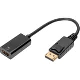 Digitus Adaptador/convertidor DisplayPort a HDMI 4K negro