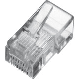 Digitus Conectores modulares CAT.5e para cable redondo, sin blindaje, 100 piezas, Enchufe 
