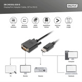 Digitus DB-340301-030-S, Adaptador negro