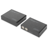 Digitus DS-55505, Alargador de HDMI negro