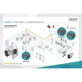 Digitus DS-55505, Alargador de HDMI negro