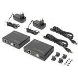 Digitus DS-55505, Alargador de HDMI negro