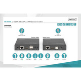Digitus DS-55505, Alargador de HDMI negro