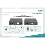 Digitus DS-55505, Alargador de HDMI negro