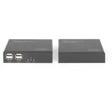 Digitus Set extensor KVM HDMI 4K HDBaseT 2.0, Alargador de HDMI negro