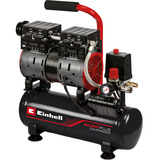 EINHELL TE-AC 6 Silent compresor de aire 550 W 110 l/min Corriente alterna rojo/Negro, 110 l/min, 8 bar, 550 W, 14,7 kg