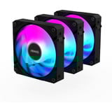 GIGABYTE AORUS EZ CHAIN FAN 120 (3-Pack) Placa base Ventilador 12 cm Negro 3 pieza(s) negro, Ventilador, 12 cm, Negro