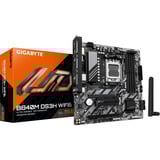 GIGABYTE B840M DS3H WF6, Placa base negro/Gris