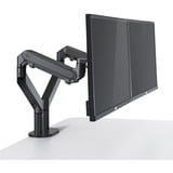 HAGOR 8716 soporte para monitor 68,6 cm (27") Negro Escritorio, Soporte de monitor gris oscuro, Abrazadera, 38,1 cm (15"), 68,6 cm (27"), 100 x 100 mm, Ajustes de altura, Negro