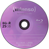 Intenso BD-R 25 GB, Discos Blu-ray vírgenes Minorista