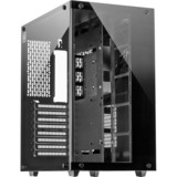 Inter-Tech C-701 Panorama Full Tower Negro, Cajas de torre negro, Full Tower, PC, Negro, ATX, ITX, micro ATX, Metal, Vidrio templado, 13 cm