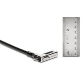 Kensington Candado fino de combinación con cable ultra para ranuras estándar, Castillo negro/Plateado, 1,8 m, Kensington, Cerradura con combinación, Negro, Metálico