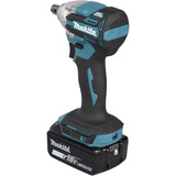 Makita Atornillador de impacto a batería DTW210RFJ, 18 Voltios, Tornillo de percusión azul/Negro